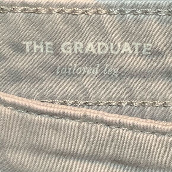 AG The Graduate Light Green Tailored Leg Jeans 36 - Picture 5 of 7